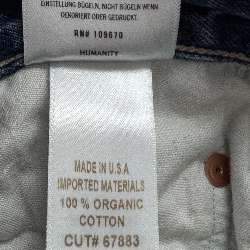 Citizens Of Humanity Wide Leg Blue Denim Jeans - Picture 11 of 13
